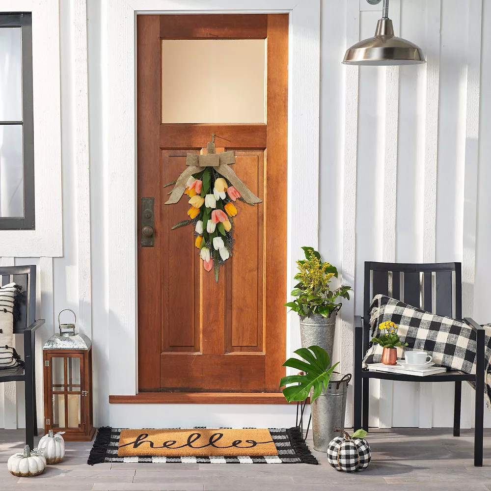 Sonoma Goods For Life® Artificial Tulip Teardrop Wall Decor - Image 2