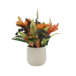 Sonoma Goods For Life® Mixed Faux Botanical Ceramic Vessel Table Decor