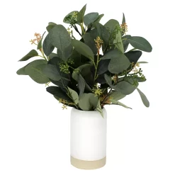 Sonoma Goods For Life® Artificial Eucalyptus In Ceramic Vase