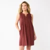 Women's Sonoma Goods For Life® Sleeveless Pintuck Tank Dress