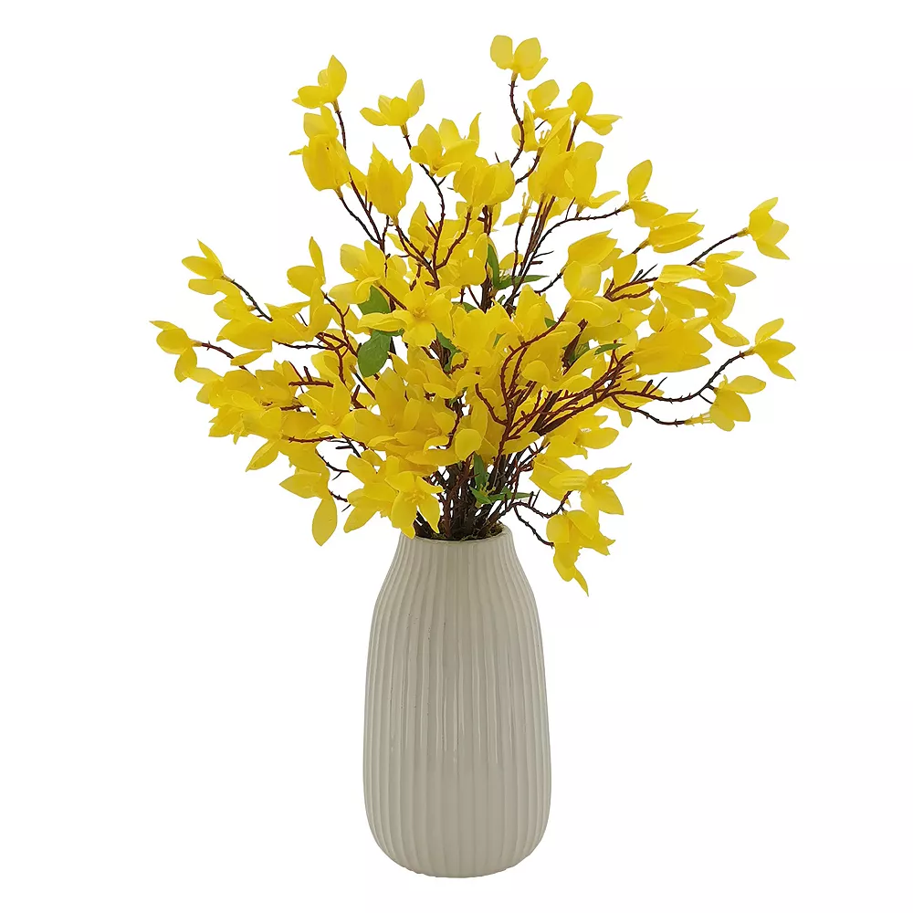 Sonoma Goods For Life® Artificial Forsythia Vase Table Decor