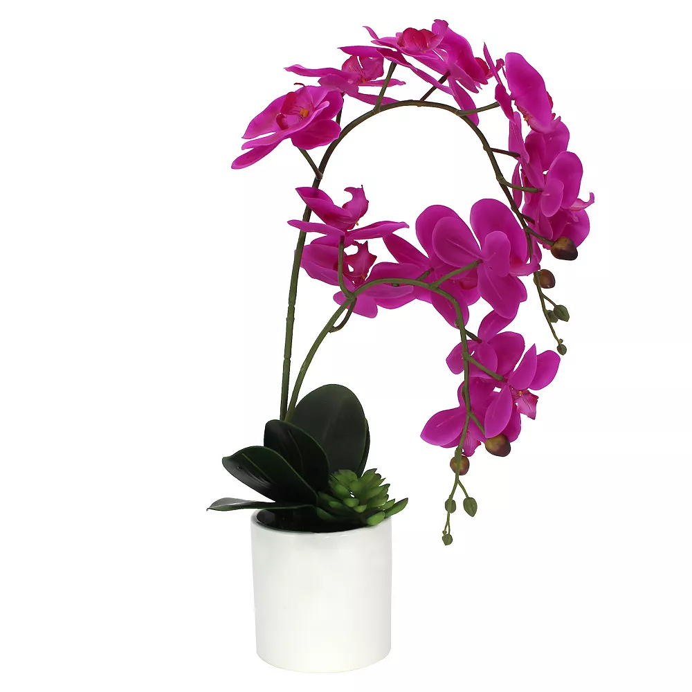 Sonoma Goods For Life® Artificial Fuschia Orchid Plant Table Decor - Image 2