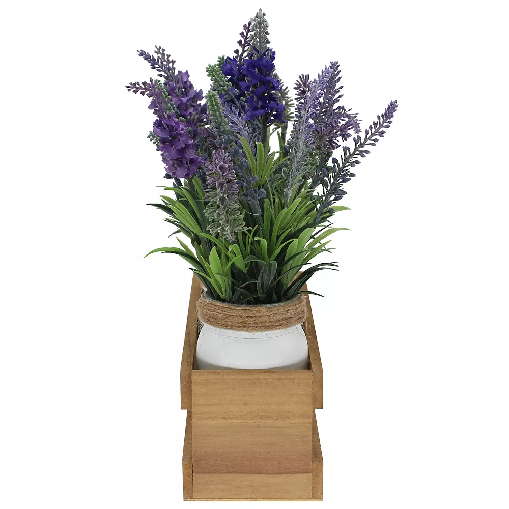 Sonoma Goods For Life® Artificial Lavender Mason Jar Table Decor - Image 2