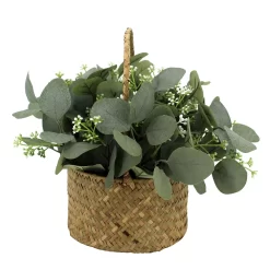 Sonoma Goods For Life® Artificial Eucalyptus Floral Basket Table Decor