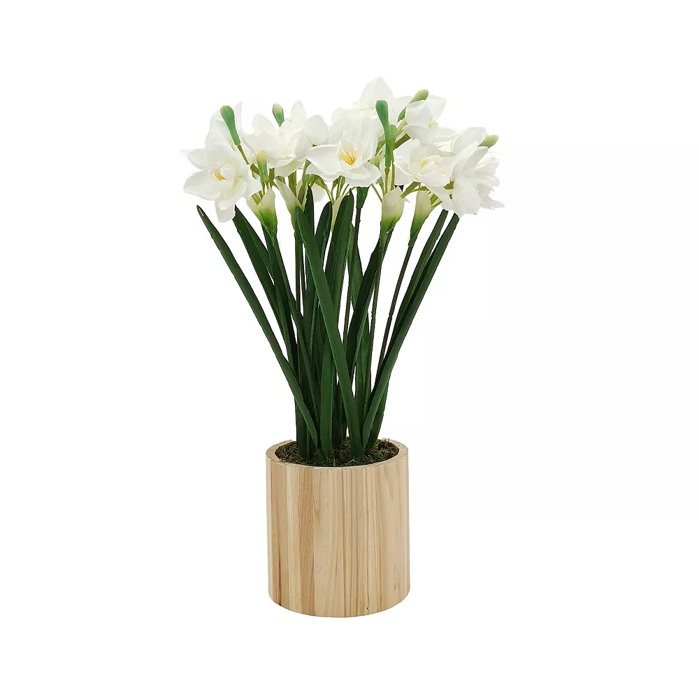 Sonoma Goods For Life® Artificial White Daffodils Plant Table Decor - Image 2