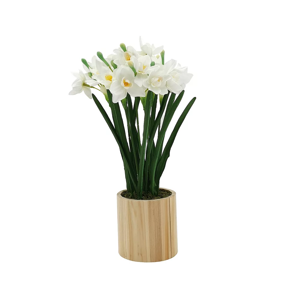 Sonoma Goods For Life® Artificial White Daffodils Plant Table Decor - Image 3