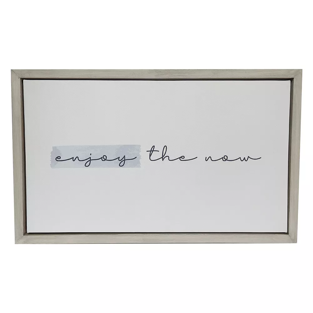 Sonoma Goods For Life® "Enjoy The Now" Framed Wall Art