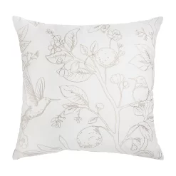 Sonoma Goods For Life® Neutral Bird Toile Pillow