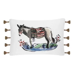 Sonoma Goods For Life® 14" X 20" White Burro Pillow