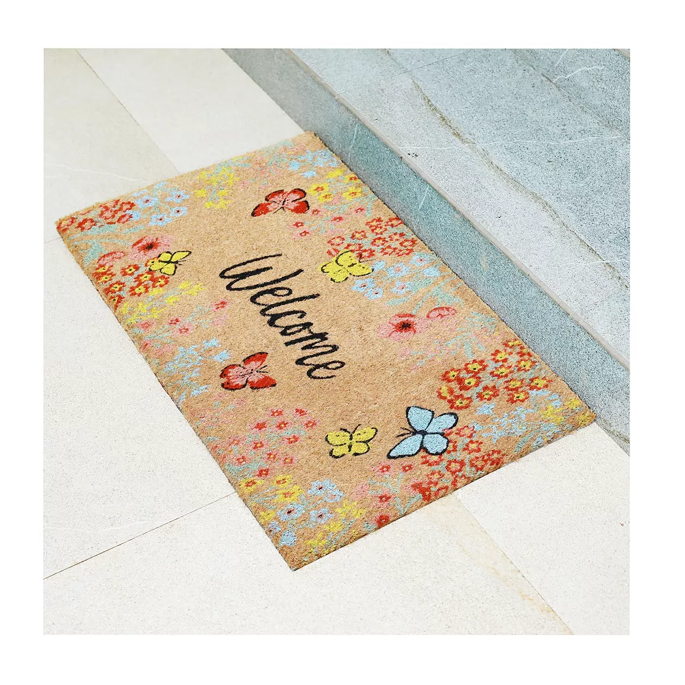 Sonoma Goods For Life® Coir Floral Welcome Mat - Image 2