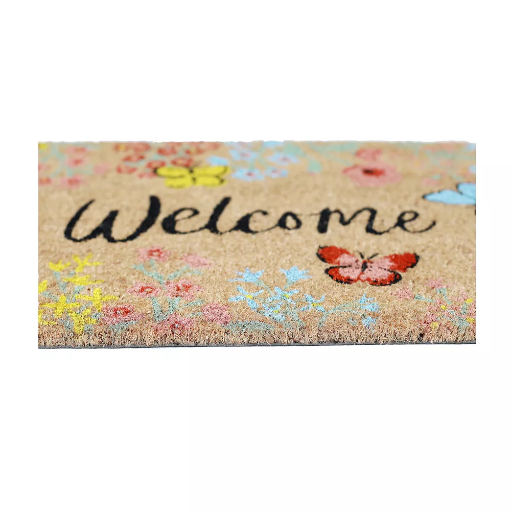 Sonoma Goods For Life® Coir Floral Welcome Mat - Image 4