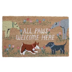 Sonoma Goods For Life® "All Paws Welcome Here" Doormat