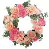 Sonoma Goods For Life® Artificial Hydrangea Cabbage Rose Wreath