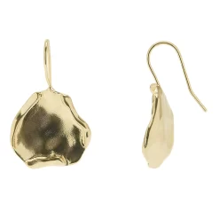Sonoma Goods For Life® Gold Tone Hammered Circle Drop Earrings