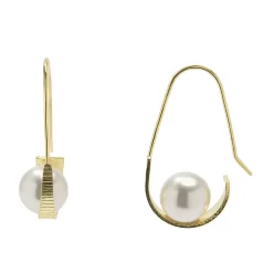 Sonoma Goods For Life® Gold Tone Organic Pearl Drop Earrings