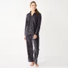 Women's Sonoma Goods For Life® Velour Pajama Shirt & Pajama Pants Sleep Set