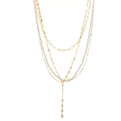 Sonoma Goods For Life® Gold Tone Beaded Multi-Strand Y-Necklace