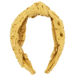 Women's Sonoma Goods For Life® Mustard Eyelet Top Knot Headband